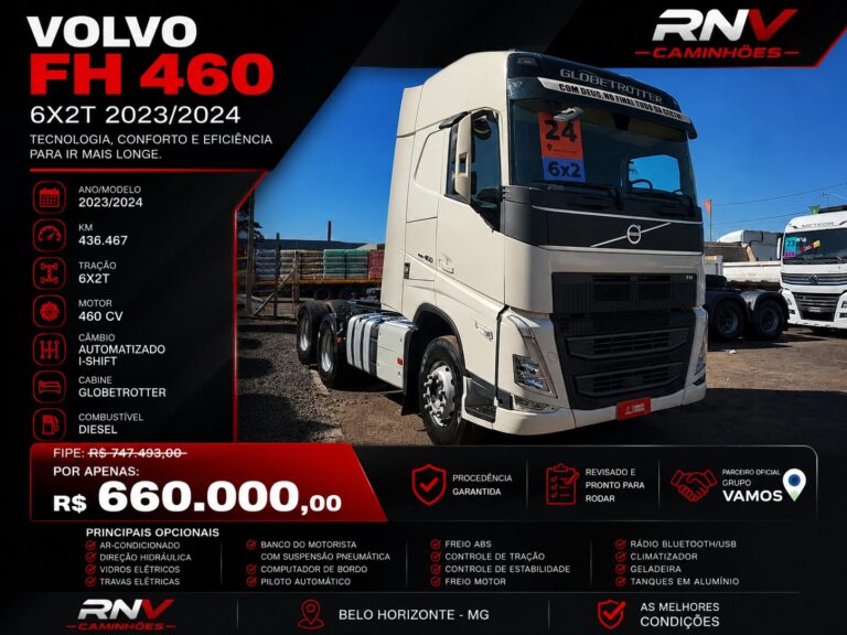 VOLVO FH 460 6X2T GLOBETROTTER 2023/2024