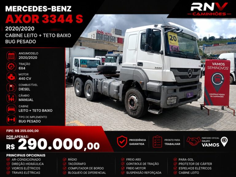 MERCEDES-BENZ AXOR 3344 S 2020/2020