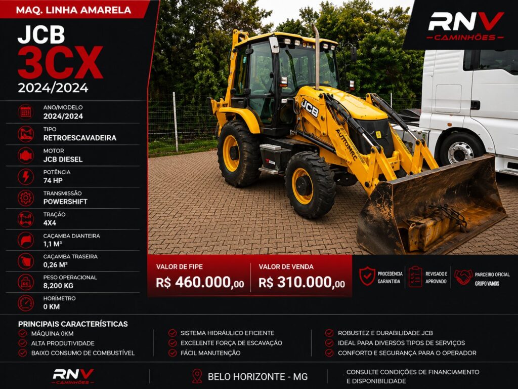 RETROESCAVADEIRA JCB 3CX 2024/2024 #1